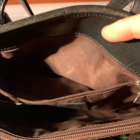 Euc Coach Legacy black leather tote purse bucket bag vintage c2w-9803 - Picture 9 of 12